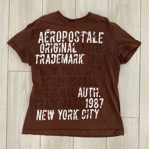 Brown Aeropostale Tee